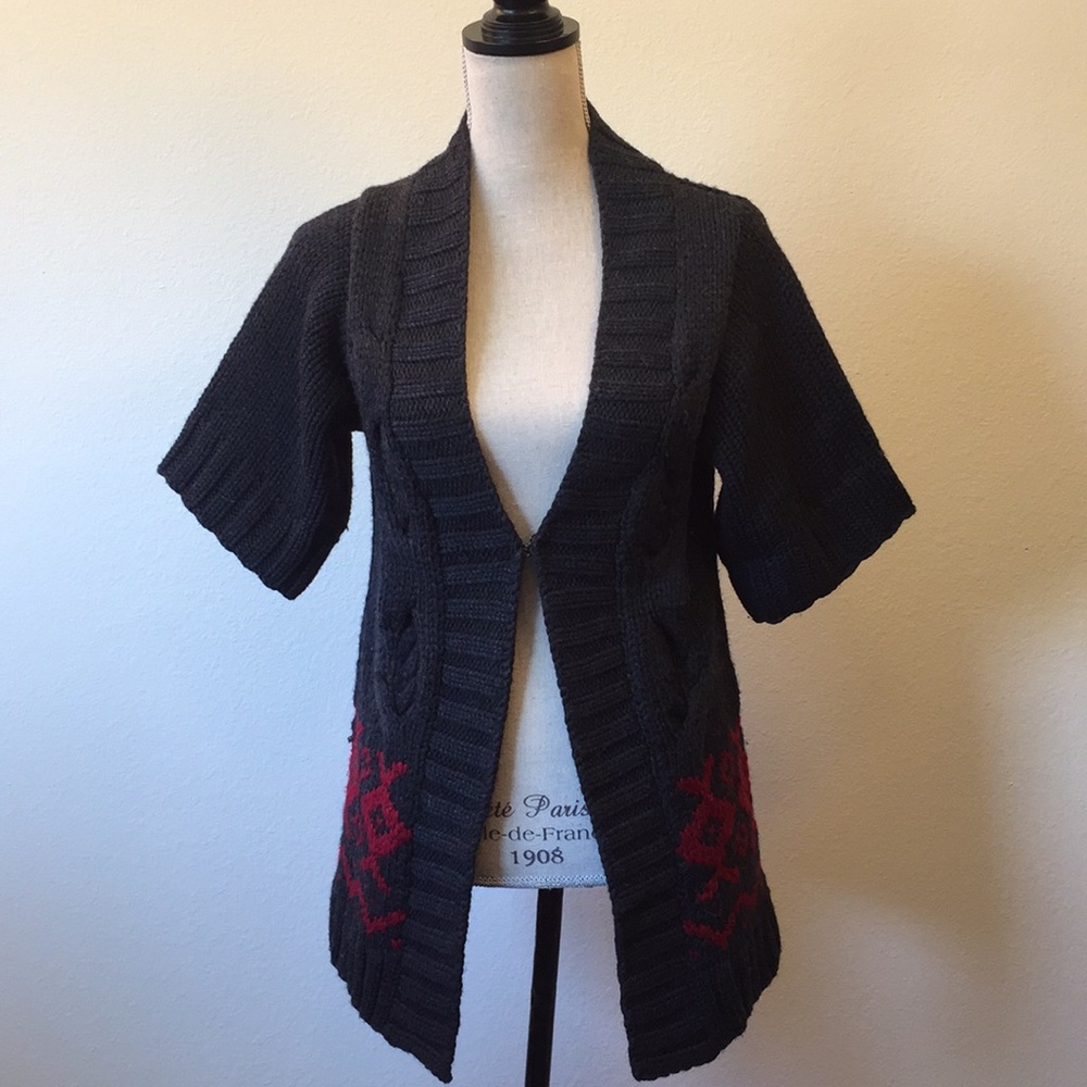 Banana Republic Chunky Knit Wool Jacket